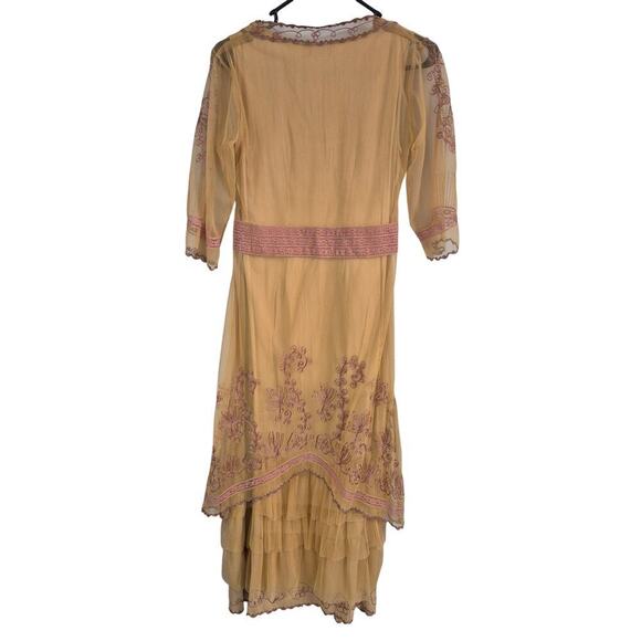 Age of Love Nataya Dress Messy Coquette Boho Feminine Romantic Titanic Look Sz S - Picture 3 of 6